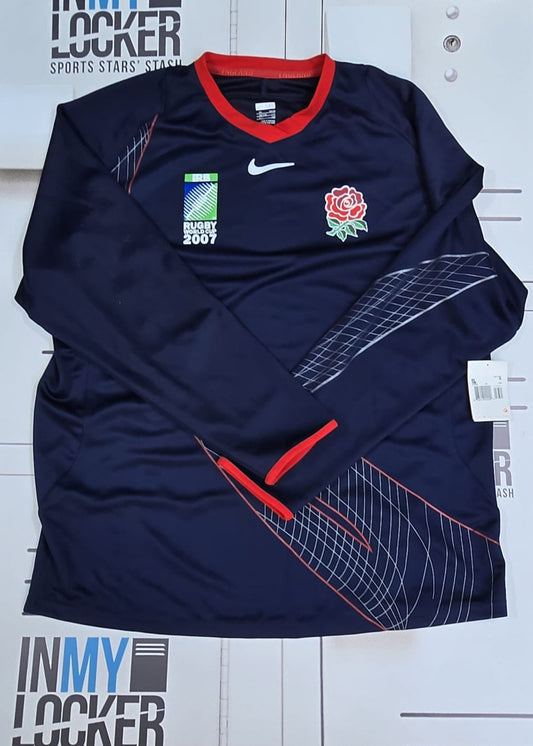 England Rugby - RWC 2007 Sweatshirt [Blue and Red]