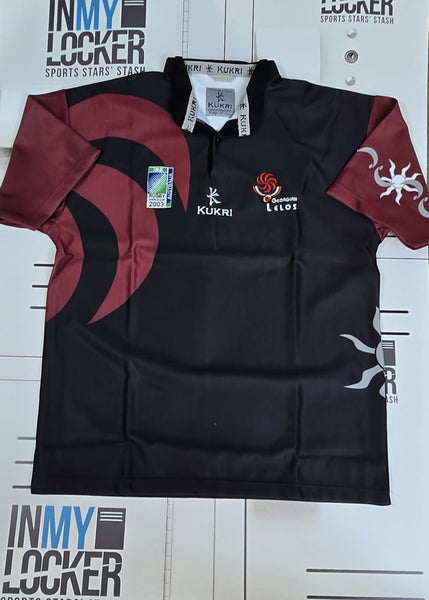 Georgia Rugby - RWC 2003 Playing Shirt [Black and Red]