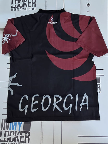 Georgia Rugby - RWC 2003 Playing Shirt [Black and Red]