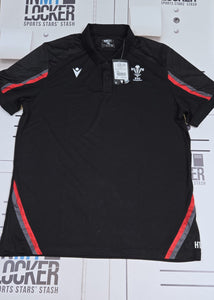 Henry Thomas - Wales Rugby Polo T-Shirt [Black and Red]