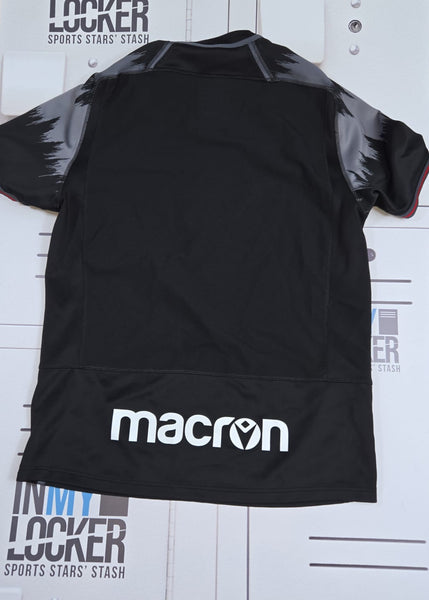 Henry Thomas - Wales Rugby Training Shirt [Black and Grey]