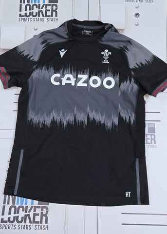 Henry Thomas - Wales Rugby Training Shirt [Black and Grey]