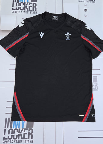 Henry Thomas - Wales Rugby Leisure T-Shirt [Black and Red]