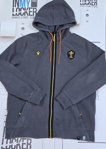 Henry Thomas - Wales Rugby Full Zip Hoodie [Dark Grey]
