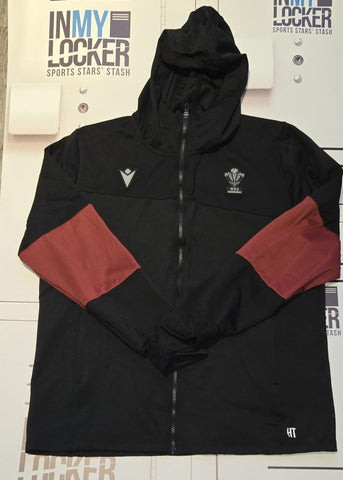 Henry Thomas - Wales Rugby Full Zip Hooded Top [Black and Red]