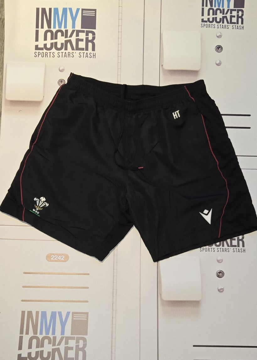Henry Thomas - Wales Rugby Gym Shorts [Black]