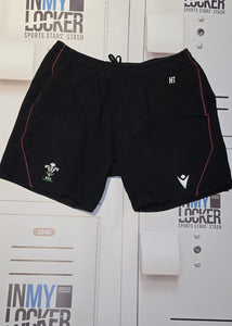 Henry Thomas - Wales Rugby Long Knit Shorts [Black]