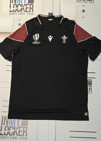 Henry Thomas - RWC 2023 Wales Rugby T-Shirt [Black and Maroon]