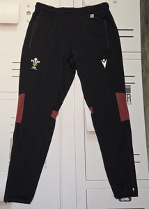 Henry Thomas - Wales Rugby Tracksuit Bottoms [Black & Maroon]