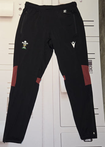 Henry Thomas - Wales Rugby Tracksuit Bottoms [Black & Maroon]