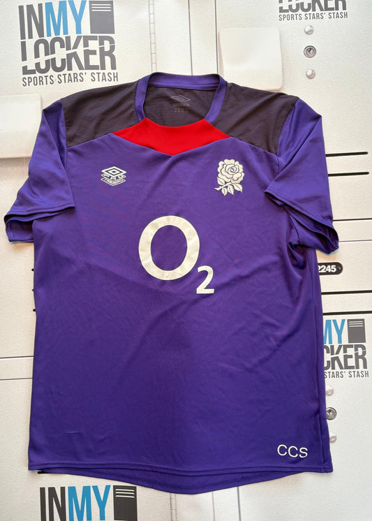 Chandler Cunningham-South - England Rugby Gym T-Shirt [Purple]
