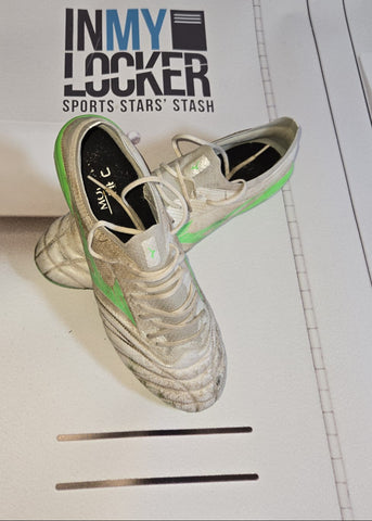 Tom Seabrook - Northampton Saints Size 10 Boots [White and Green]