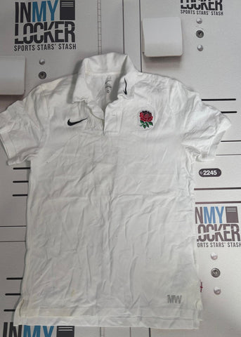 Marcus Watson - England Rugby Polo Shirt [White]
