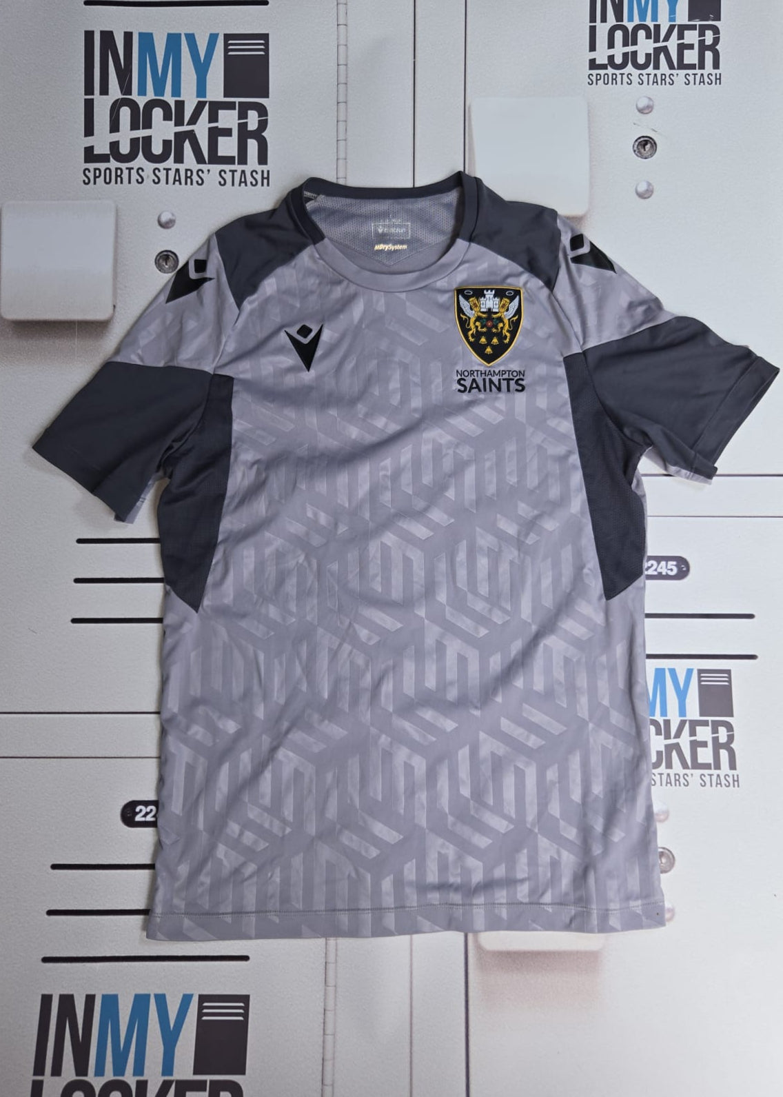 Tom James - Northampton Saints Gym T-Shirt [Grey]