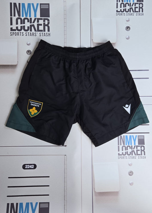 Tom James - Northampton Saints Gym Shorts [Black]