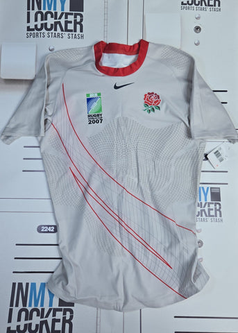 RWC 2007 England Rugby Players Shirt [Grey with Red]
