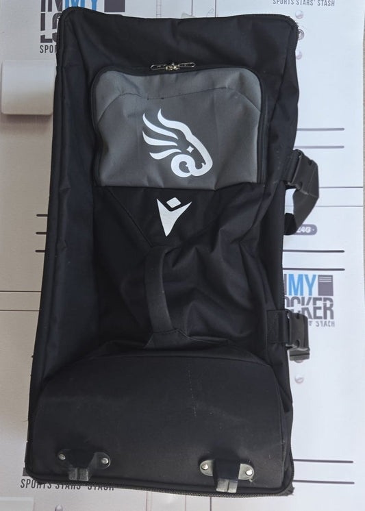 Georgia Rugby Large Wheeled Holdall [Black]