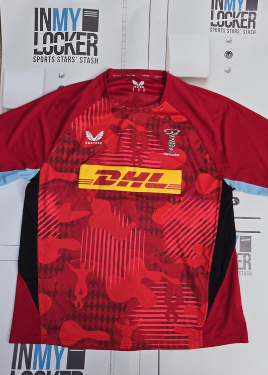 Jordan Els - Harlequins Castore Gym T-Shirt [Red]