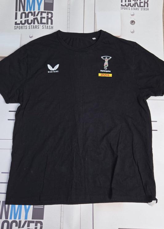 Jordan Els - Harlequins Castore Rugby Casual T-Shirt [Black]
