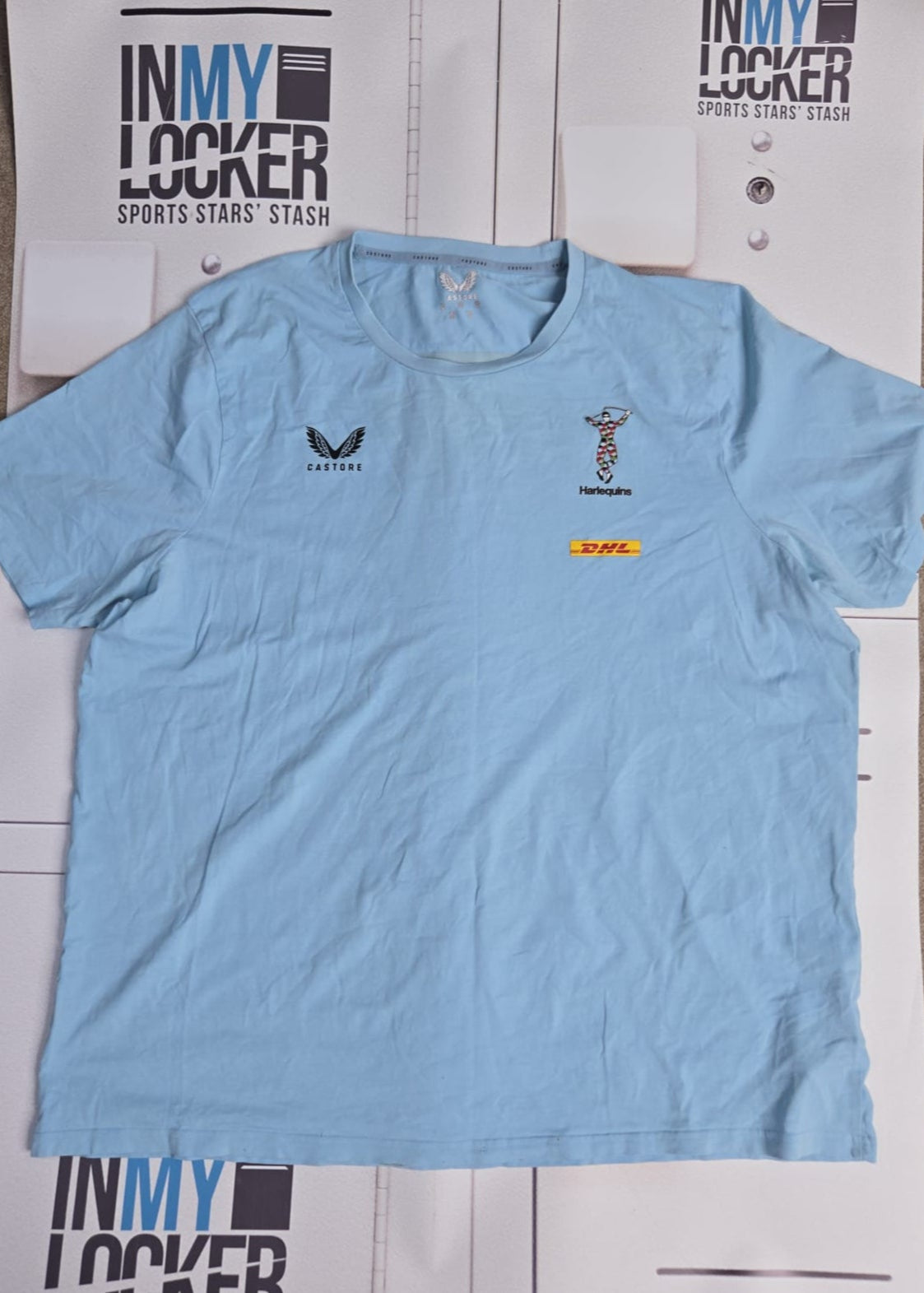 Jordan Els - Harlequins Castore Rugby Casual T-Shirt [Blue]