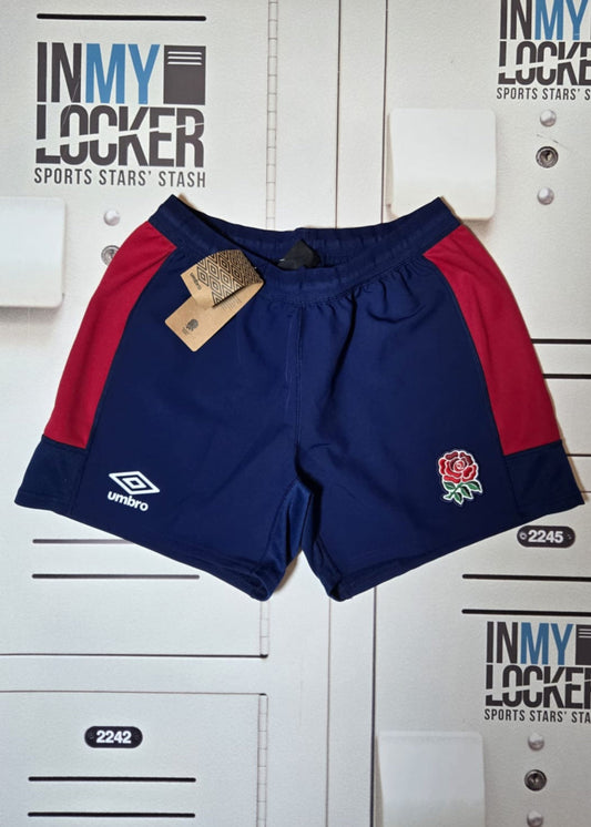 England Rugby - Alternative Pro Shorts [Blue with Red]