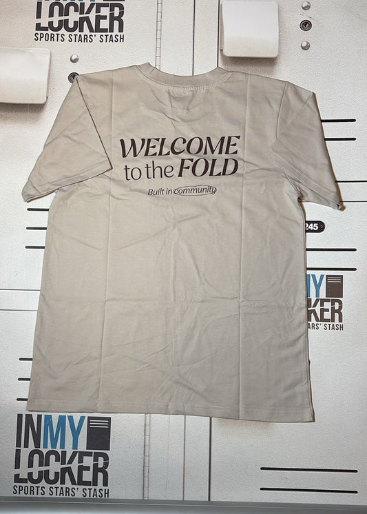 England Rugby Womens FOLD Leisure T-Shirt [Cream]