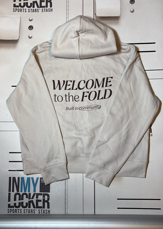 England Rugby Womens FOLD Hoodie [Cream]