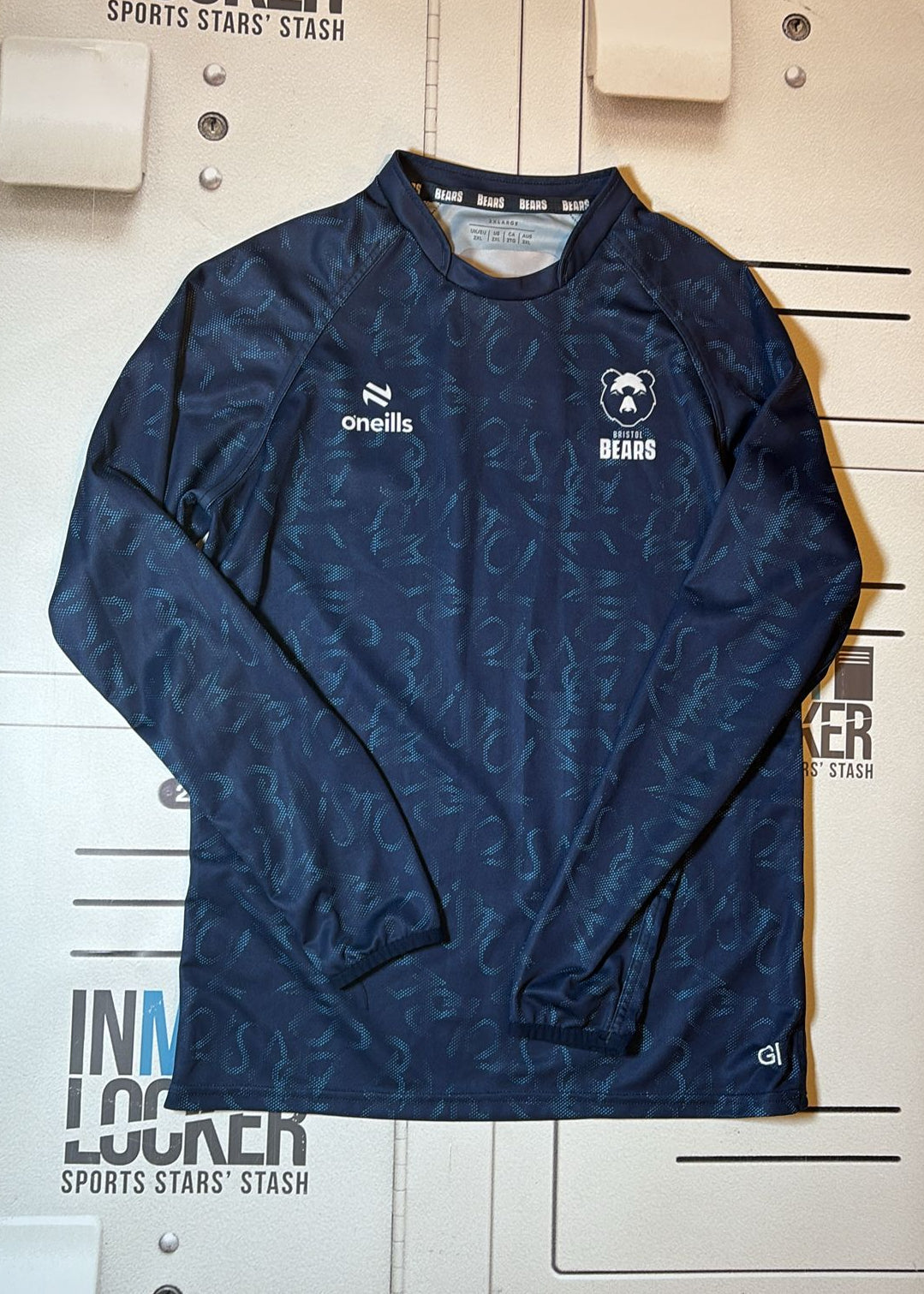 Gabriel Ibitoye - Bristol Bears Initialled Long-Sleeve Training Top [Navy]