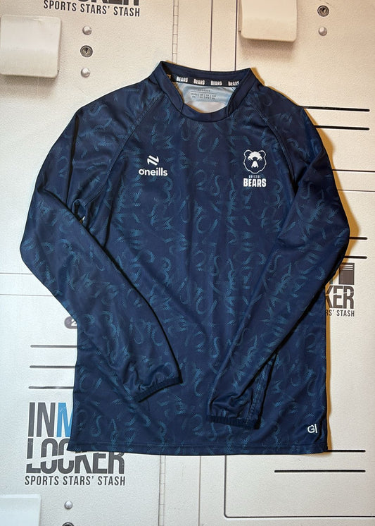 Gabriel Ibitoye - Bristol Bears Initialled Long-Sleeve Training Top [Navy]
