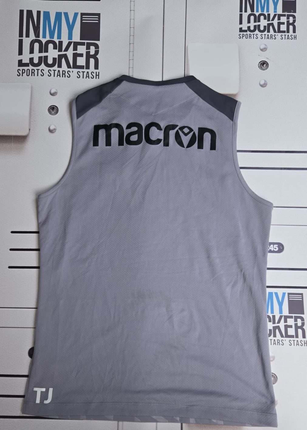 Tom James - Initialled Northampton Saints Gym Vest [Grey]