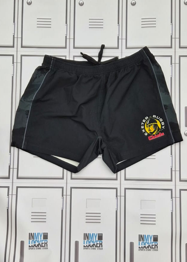 Martin Maloney - Exeter Chiefs Samurai Training Shorts [Black and Grey]