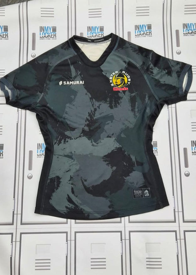Martin Maloney - Exeter Chiefs Samurai Training Top [Black and Grey]