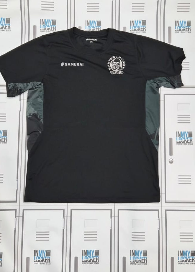 Martin Maloney - Exeter Chiefs Samurai Gym T-shirt [Black and Grey]
