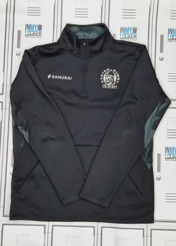 Martin Maloney - Exeter Chiefs Samurai 1/4 Zip Training Fleece [Black]