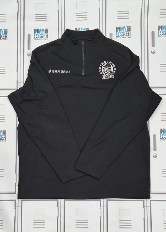 Martin Maloney - Exeter Chiefs Samurai 1/4 Zip Long-Sleeve Top [Black]