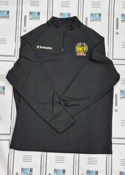 Martin Maloney - Exeter Chiefs Samurai 1/4 Zip Long-Sleeve Training Top [Black]