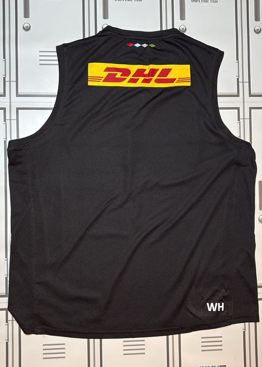 Will Hobson - Harlequins Castore Gym Vest Initialled WH [Black]