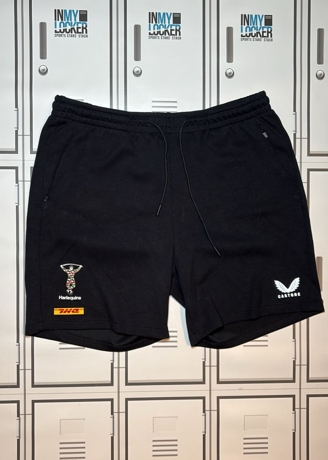 Will Hobson - Harlequins Castore Leisure Shorts [Black]