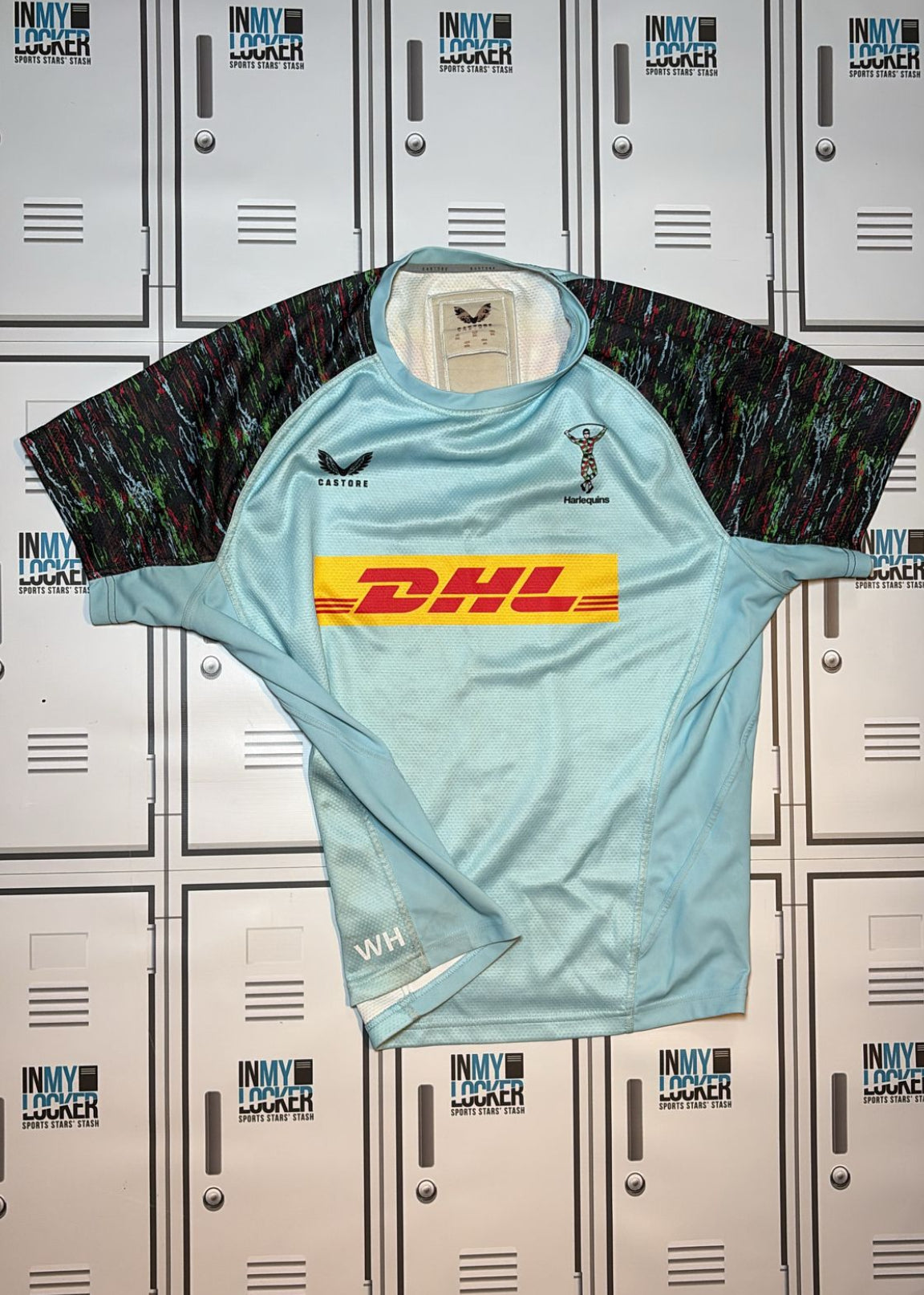 Will Hobson - Harlequins Castore Training Shirt Initialled WH [Light Blue]
