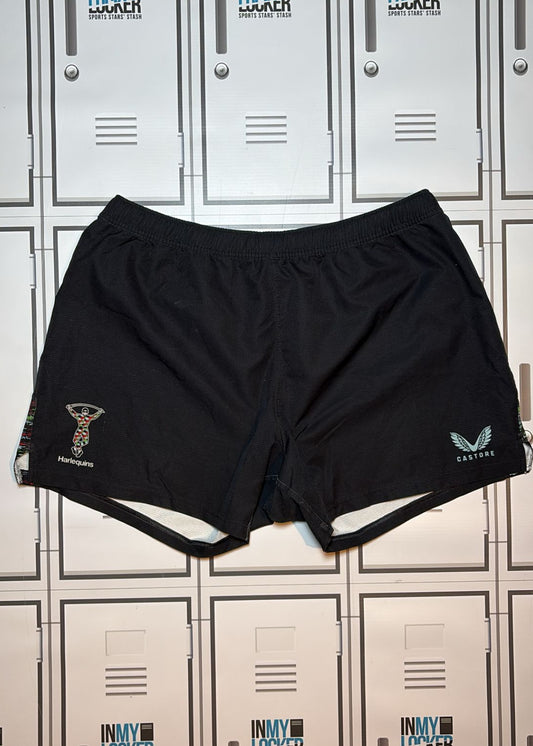 Will Hobson - Harlequins Castore Training Shorts [Black]