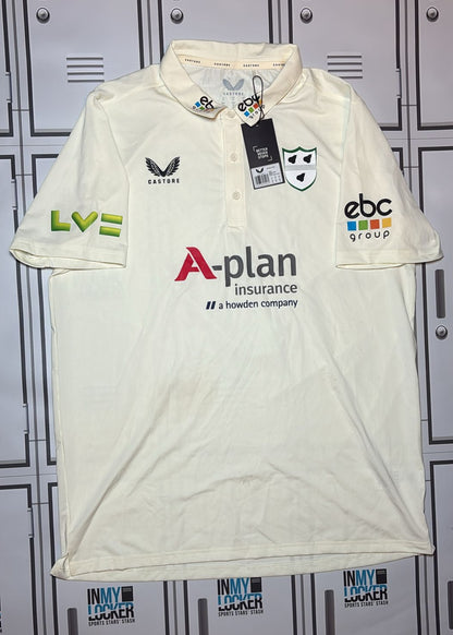 Worcester Warriors Short Sleeve Playing Shirt Named BRACEWELL [White]