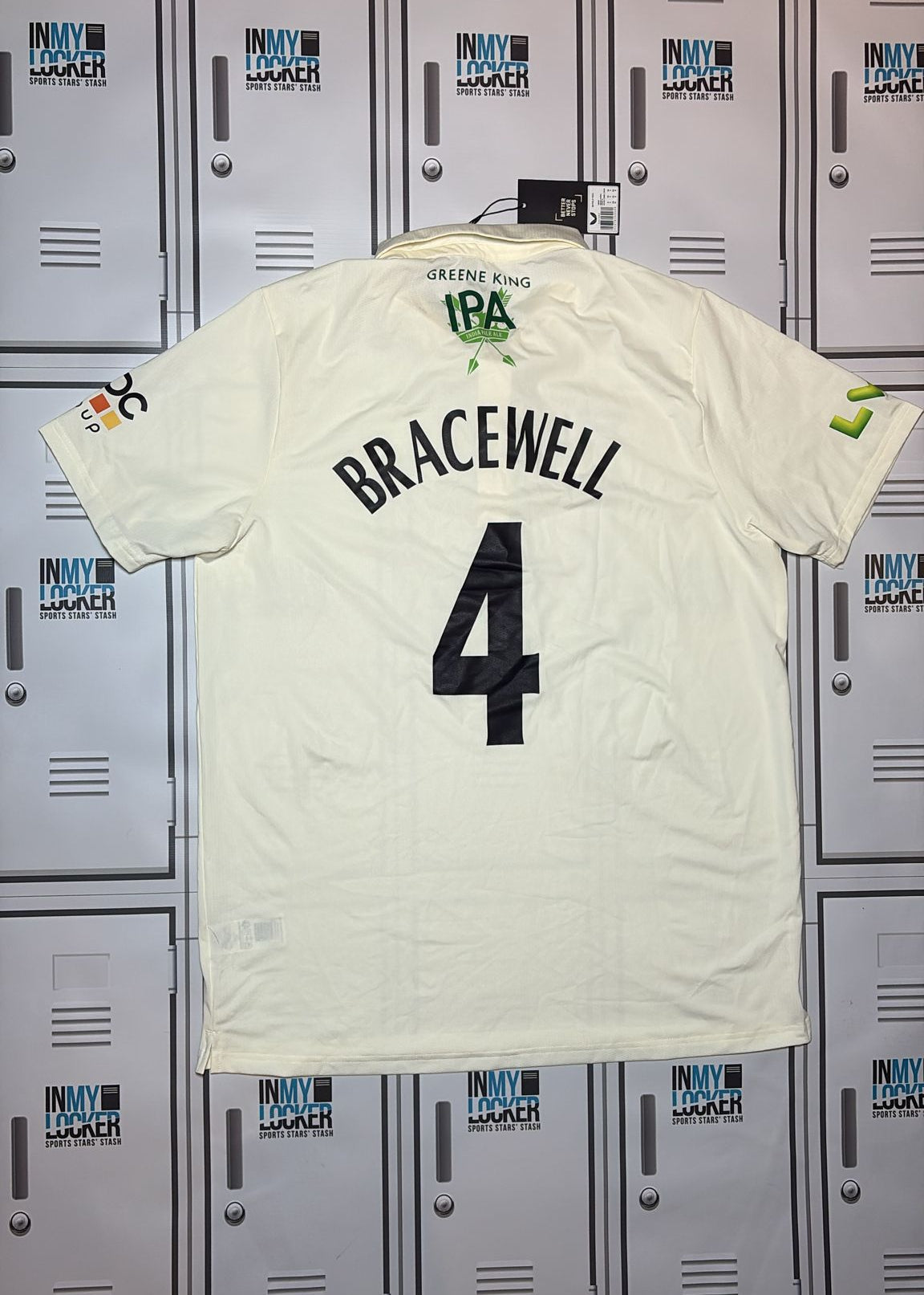 Worcester Warriors Short Sleeve Playing Shirt Named BRACEWELL [White]