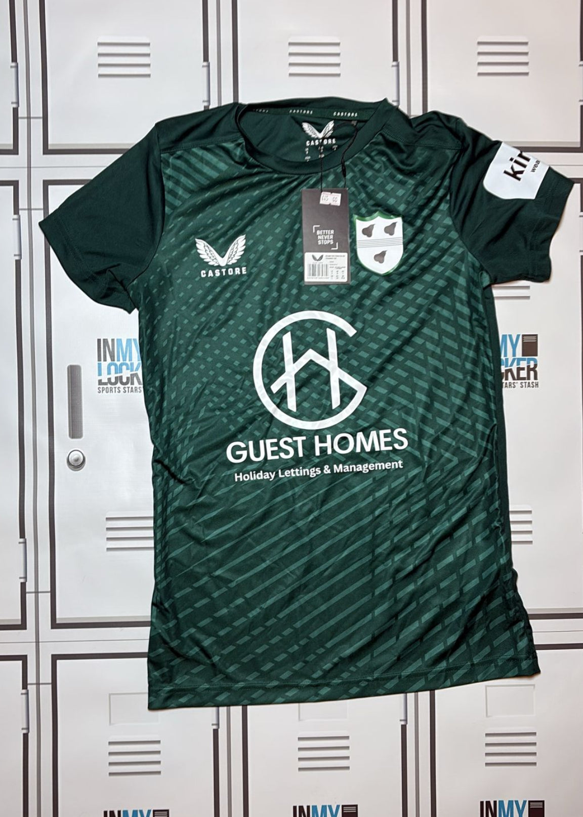 Worcestershire County Cricket Club Woman’s Short Sleeve Training Shirt [Green]