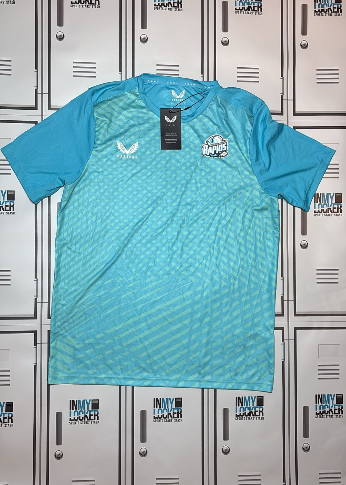 Worcestershire County Cricket Club Worcester Rapids Short Sleeve Training Top [Blue]