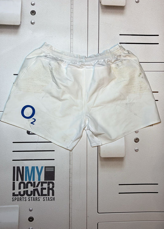 Chandler Cunningham-South - England Rugby Training Shorts [White]