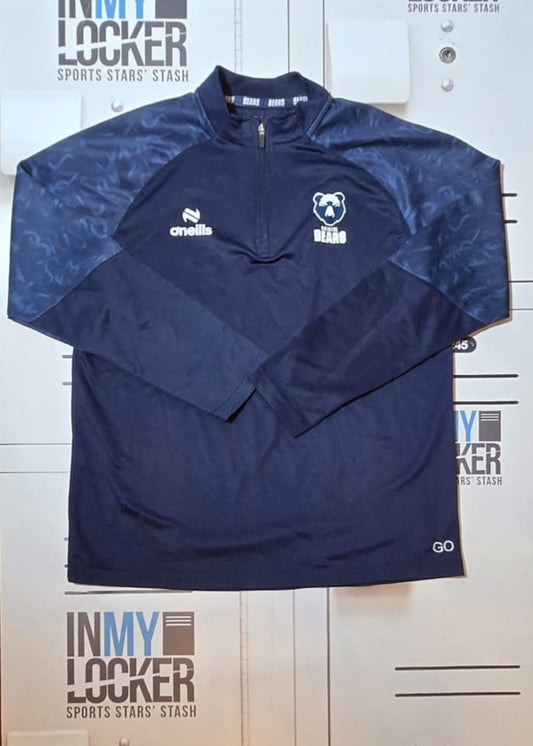 Gabriel Oghre - Bristol Bears Initialled 1/4 Zip Training Top [Navy]