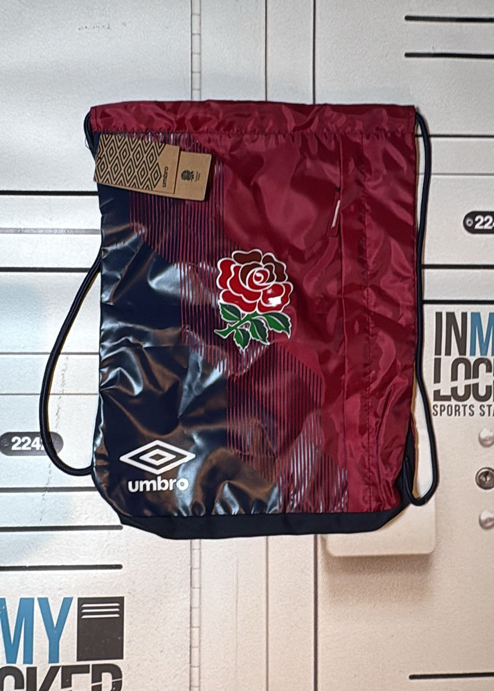 England Rugby Umbro Gym Sack [Red & Navy]
