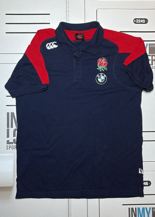 Marcus Watson England Rugby BMW Polo Shirt [Navy and Red]