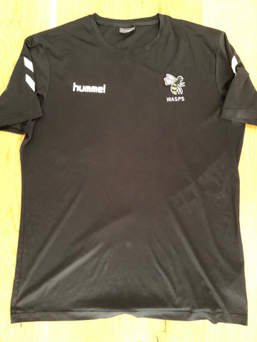 Robin Hislop - Wasps Rugby Gym T-Shirt [Black & White]