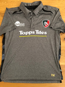 Richard Wigglesworth - Leicester Tigers Polo Shirt [Grey & Black]